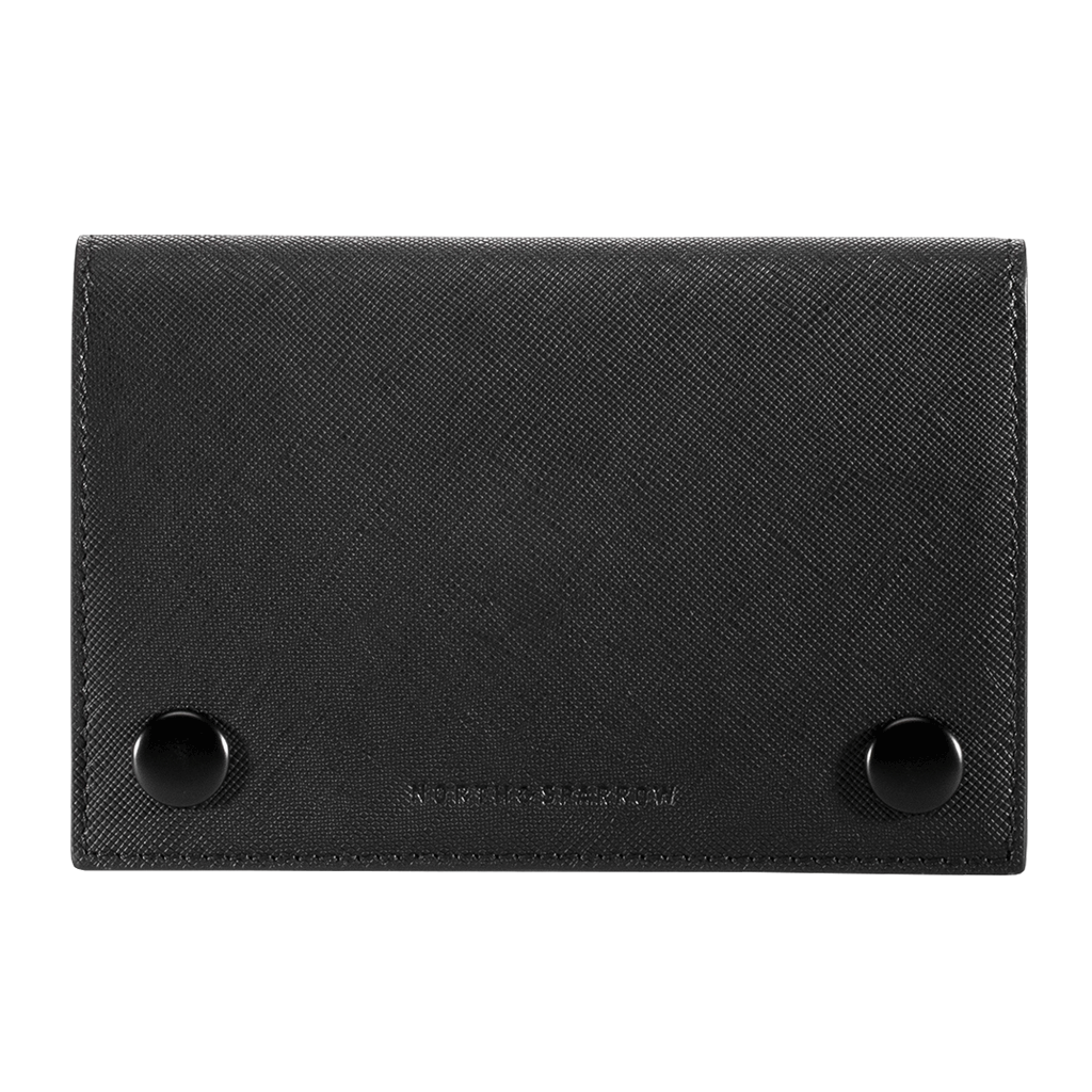 Passport Sleeve - Black Saffiano
