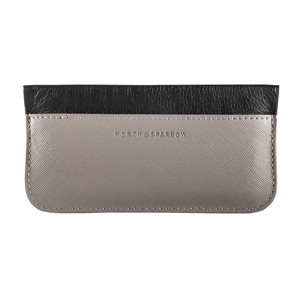 Phone Pouch - Taupe Saffiano