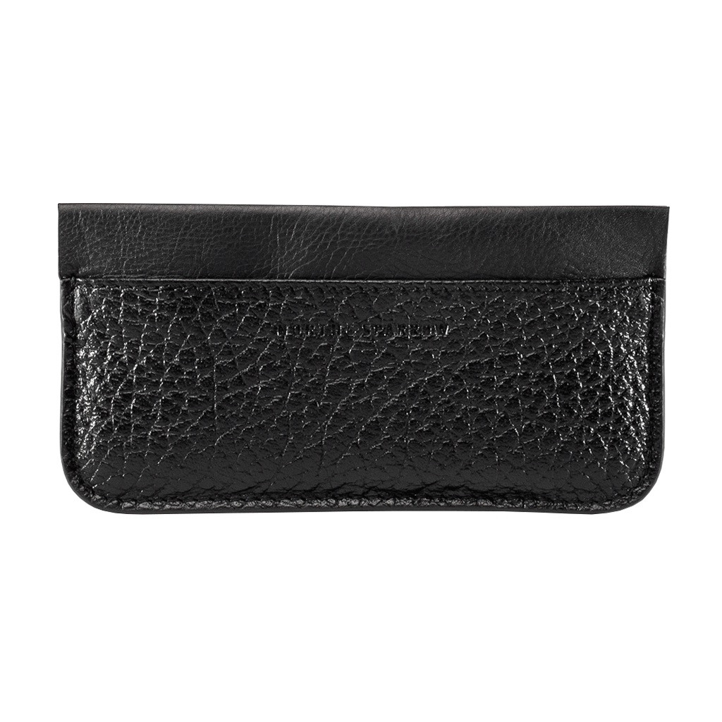 Phone Pouch - Black High Grain