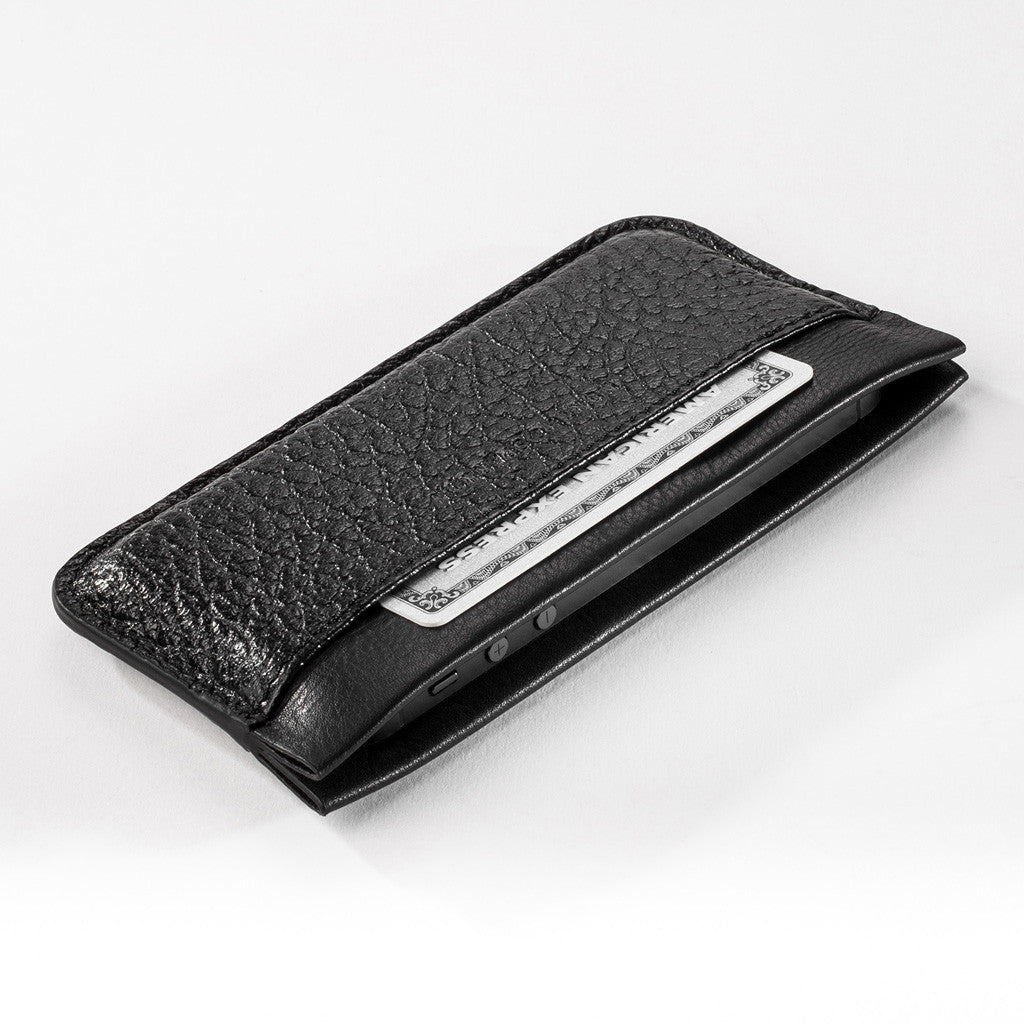 Phone Pouch - Black High Grain