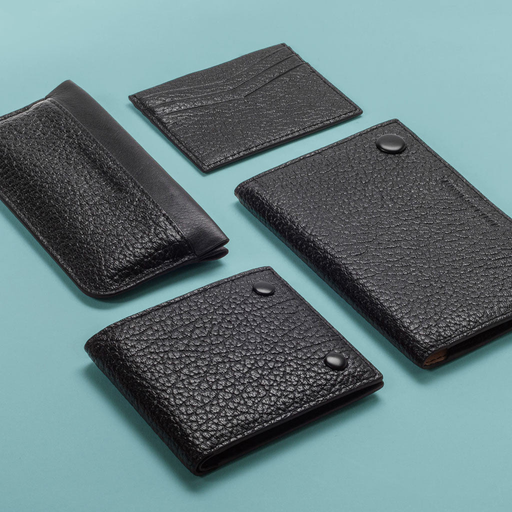 Card Holder - Black High Grain